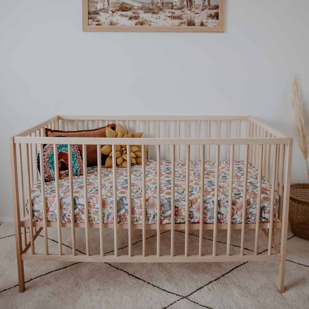 Snuggle Hunny - Australiana Fitted Cot Sheet