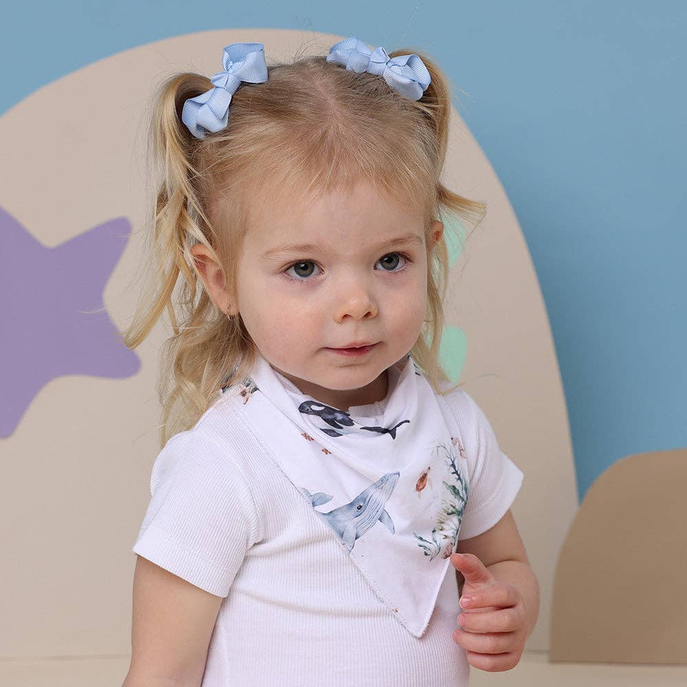 Snuggle Hunny - Ocean Organic Dribble Bib