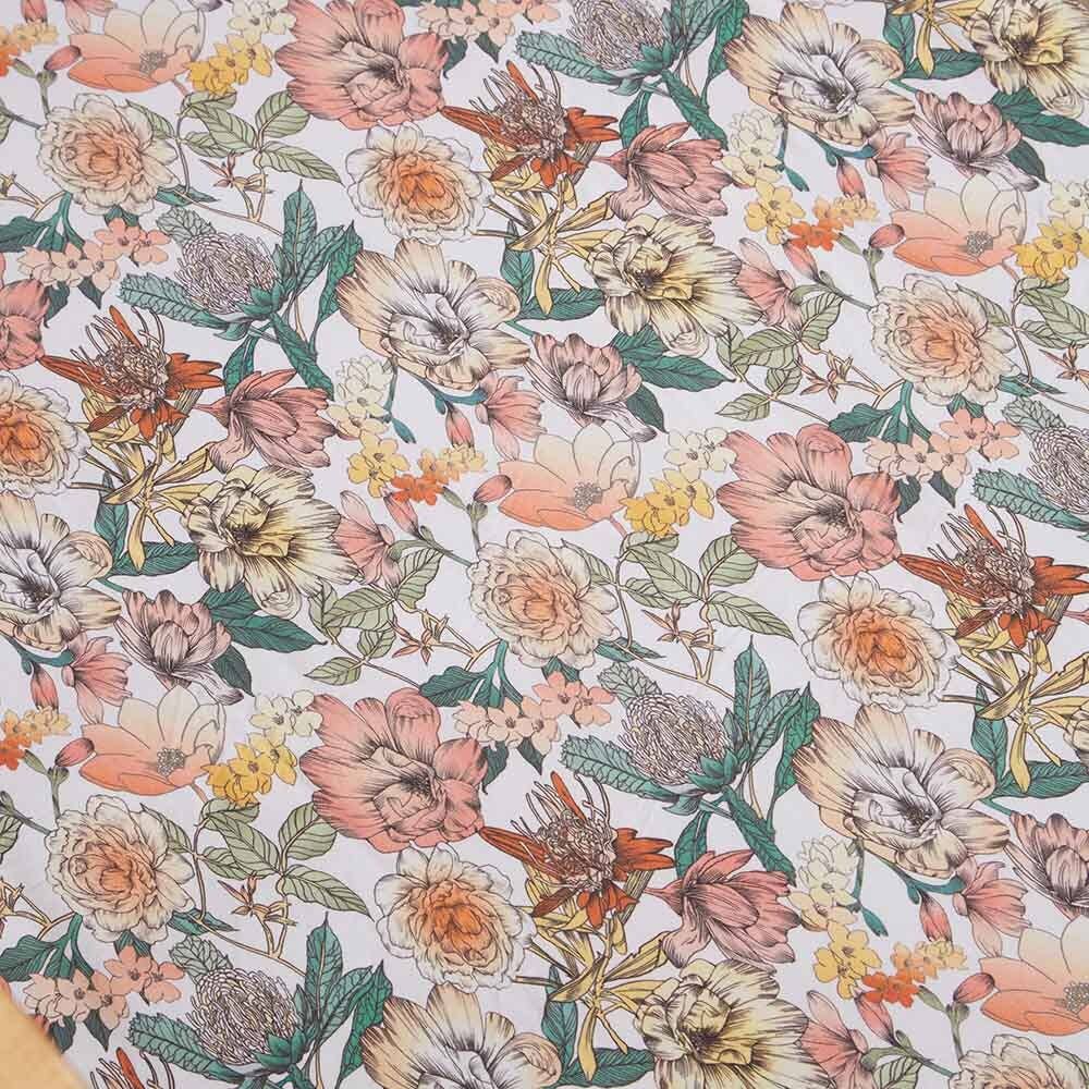 Snuggle Hunny - Australiana Fitted Cot Sheet