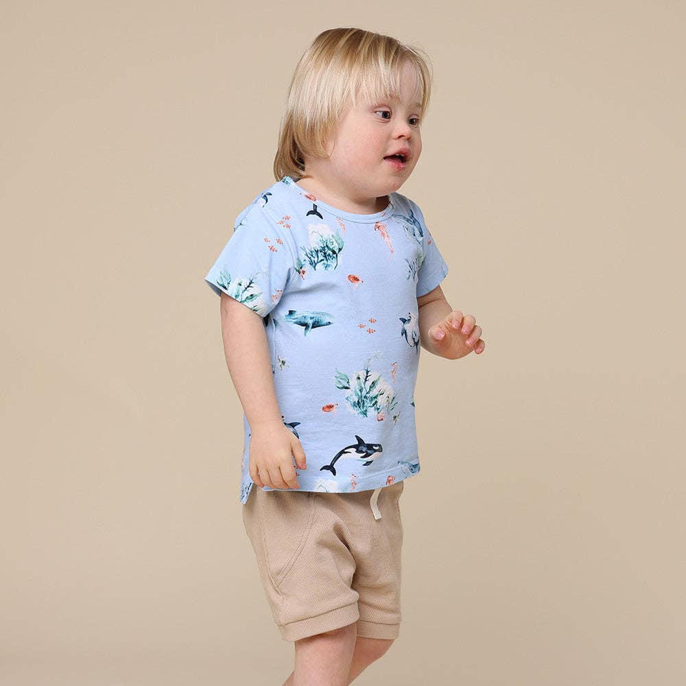 Snuggle Hunny - Blue Ocean Organic T-Shirt