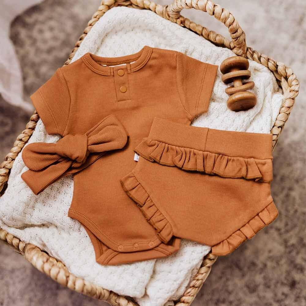 Snuggle Hunny - Chestnut Organic Bloomers