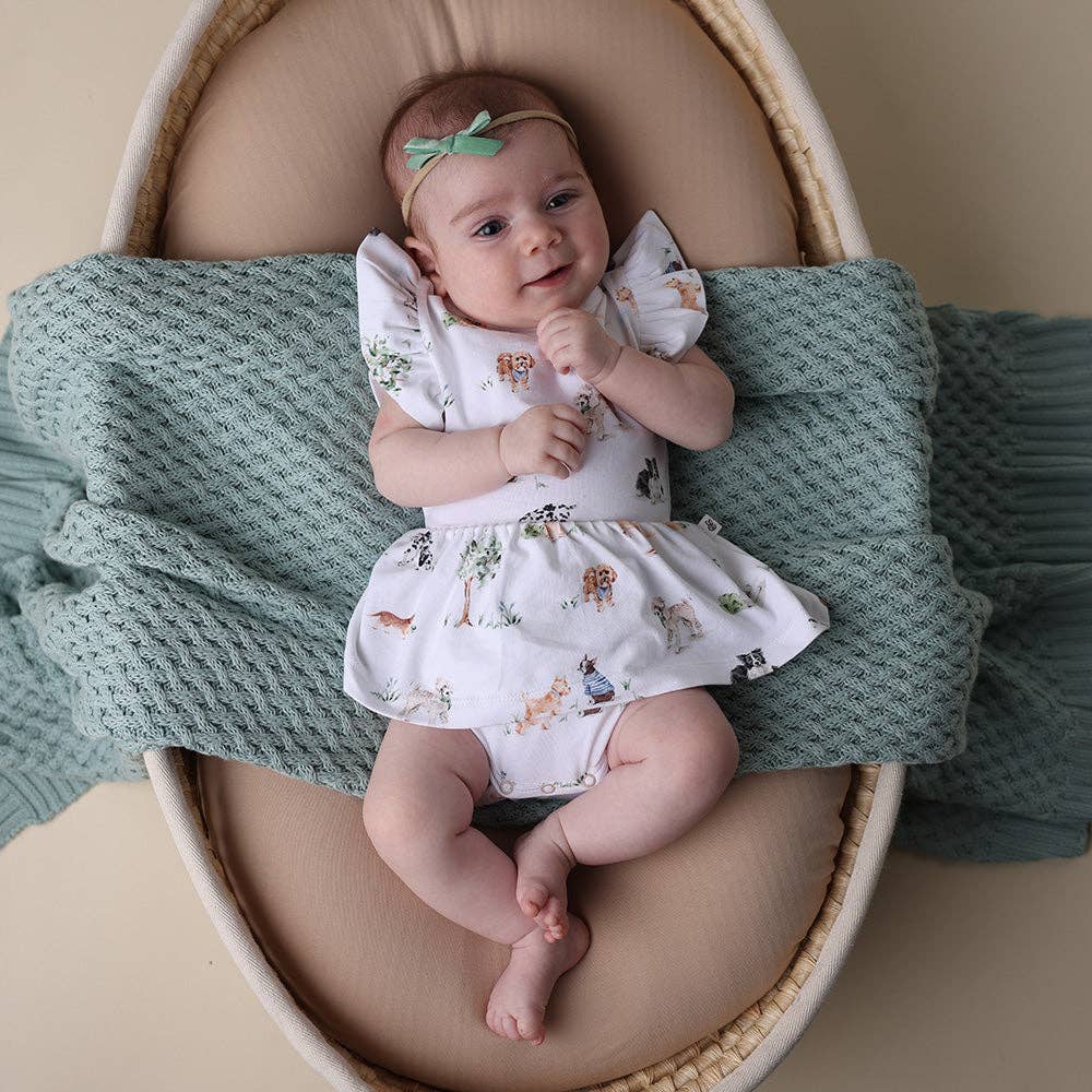 Snuggle Hunny - Dog Park Short Sleeve Organic Dress