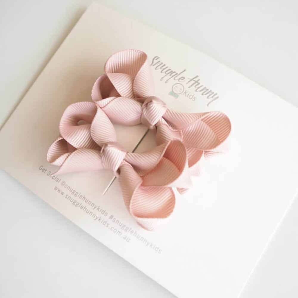 Snuggle Hunny - Nude Piggy Tail Hair Clips - Pair