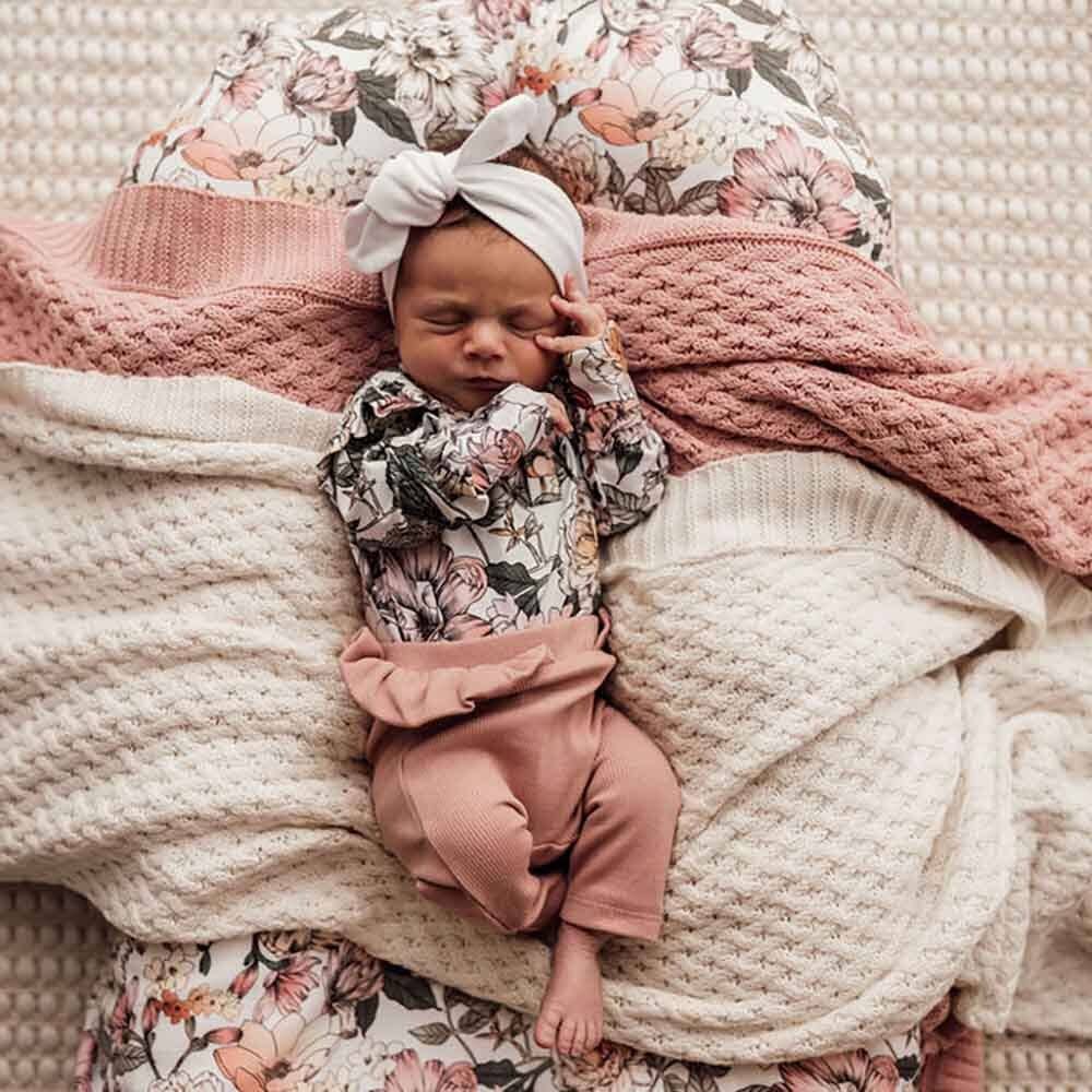 Snuggle Hunny - Australiana Long Sleeve Organic Bodysuit