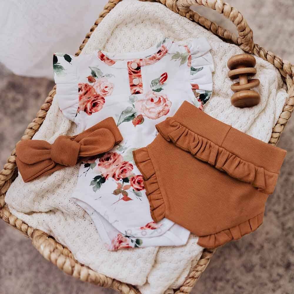 Snuggle Hunny - Chestnut Organic Bloomers
