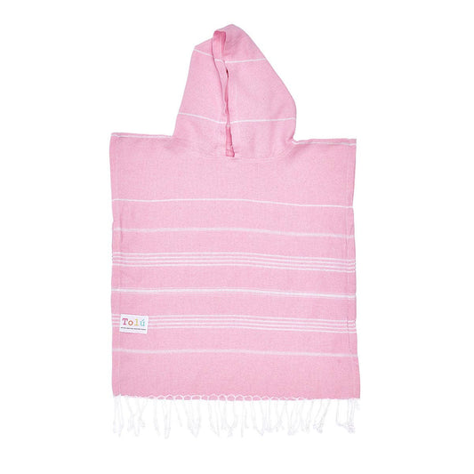 Tolu Australia - Baby Pink Kids Hooded Beach Towel