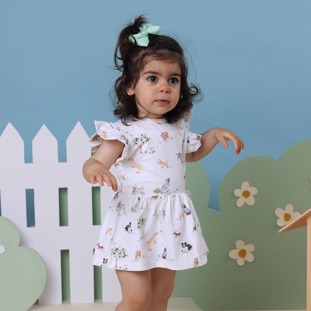 Snuggle Hunny - Dog Park Short Sleeve Organic Dress