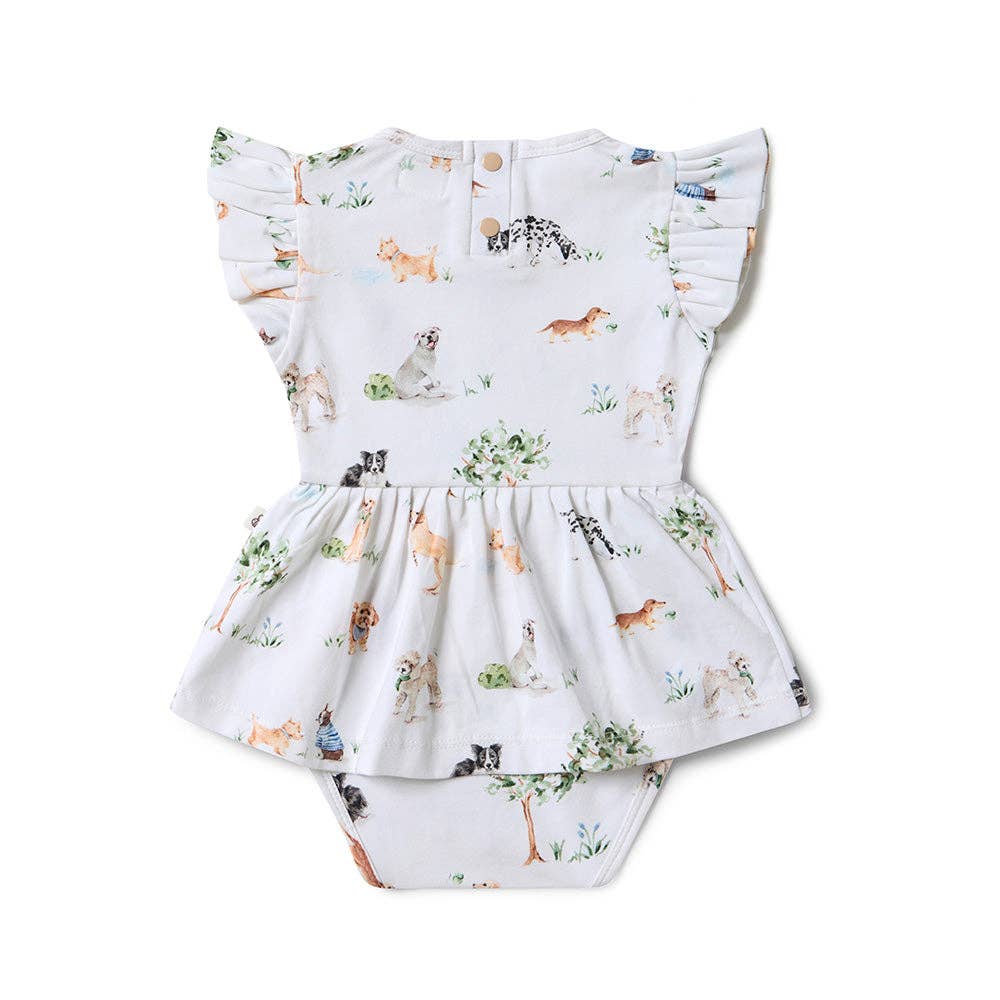 Snuggle Hunny - Dog Park Short Sleeve Organic Dress