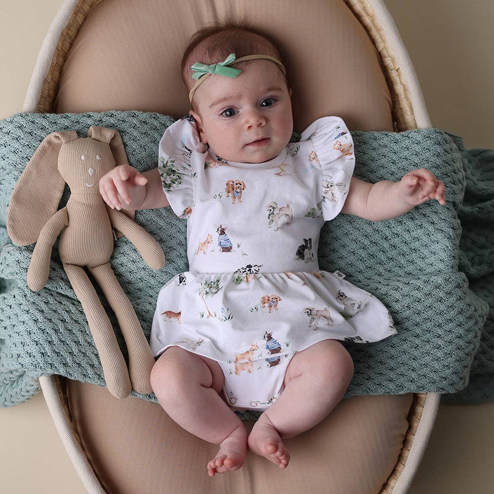 Snuggle Hunny - Dog Park Short Sleeve Organic Dress