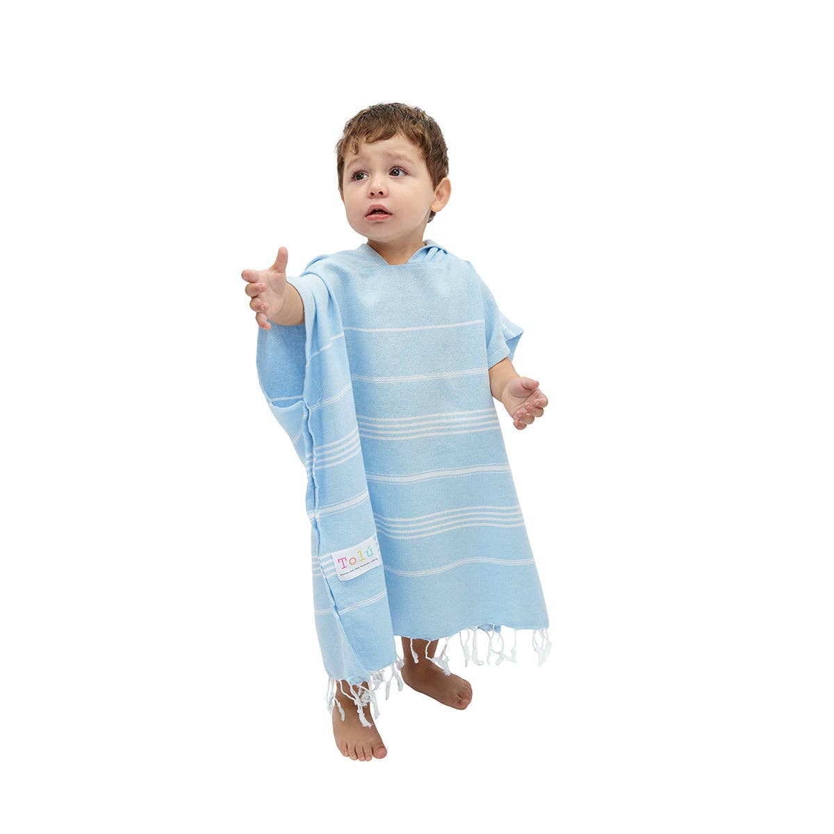 Tolu Australia - Baby Blue Kids Hooded Beach Towel