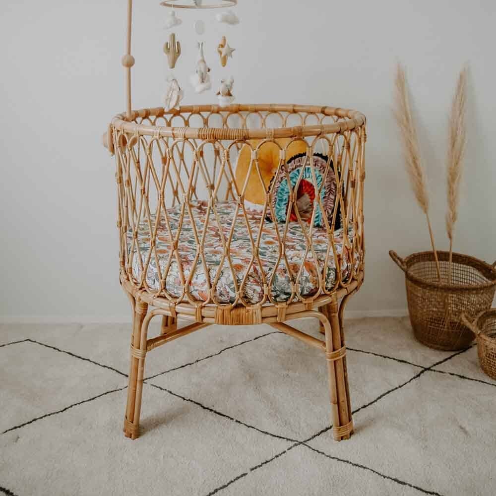 Snuggle Hunny - Australiana Fitted Cot Sheet