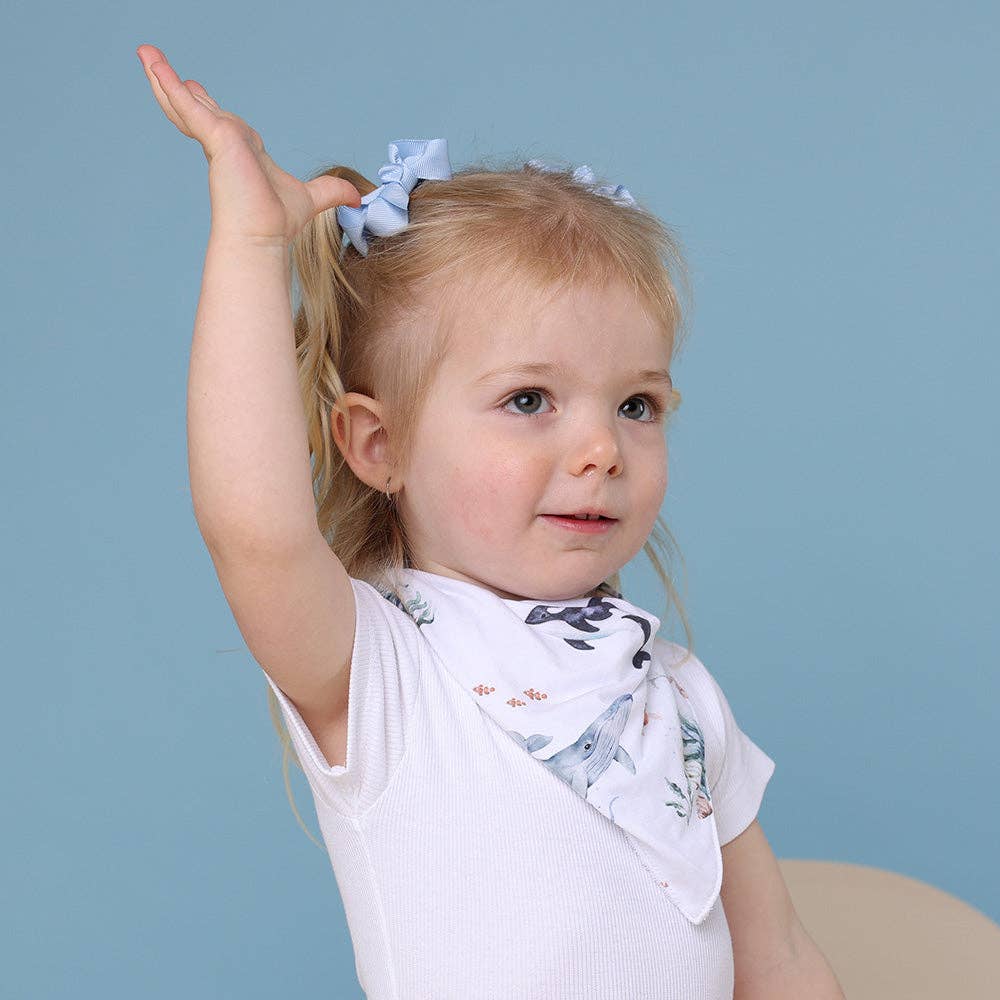 Snuggle Hunny - Ocean Organic Dribble Bib