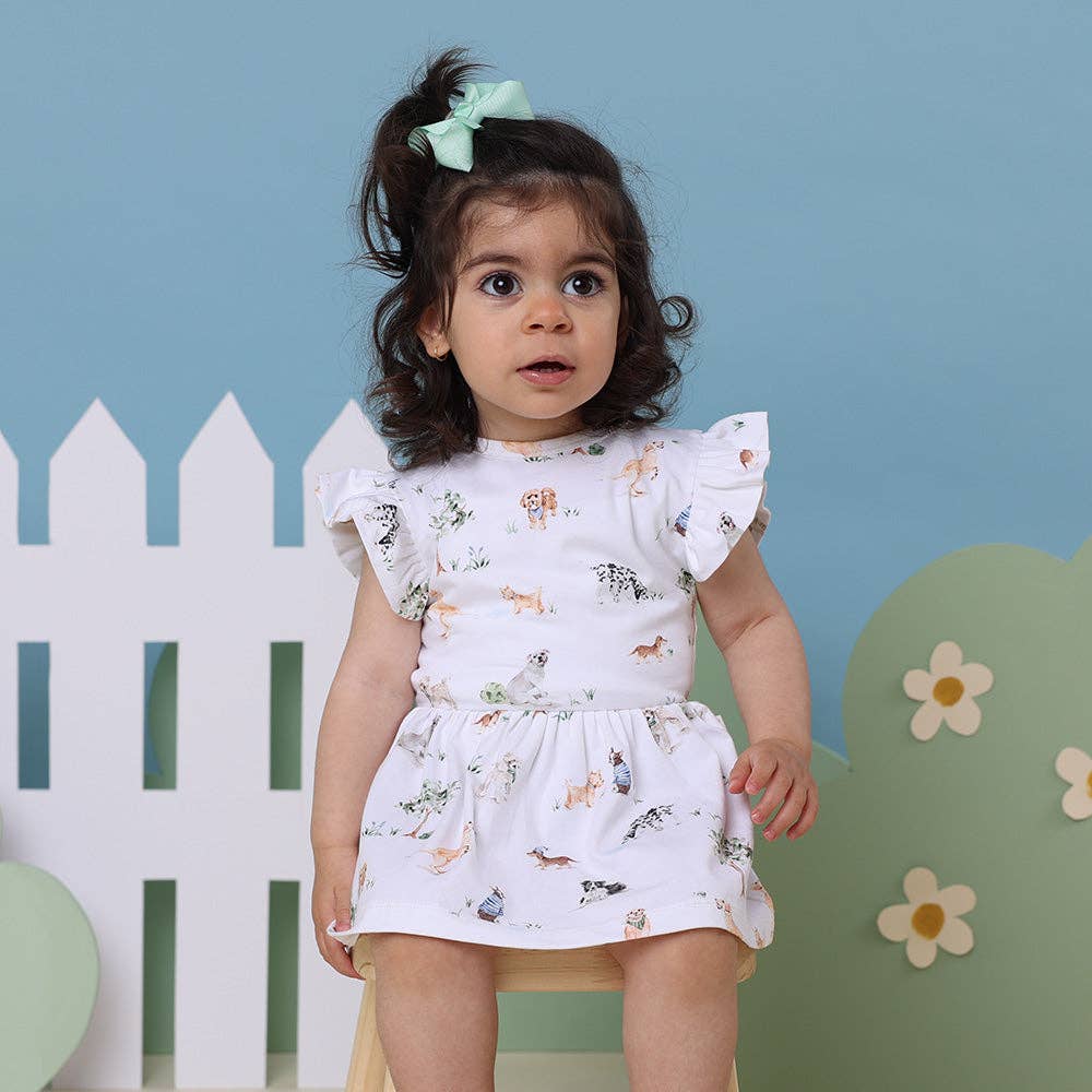 Snuggle Hunny - Dog Park Short Sleeve Organic Dress