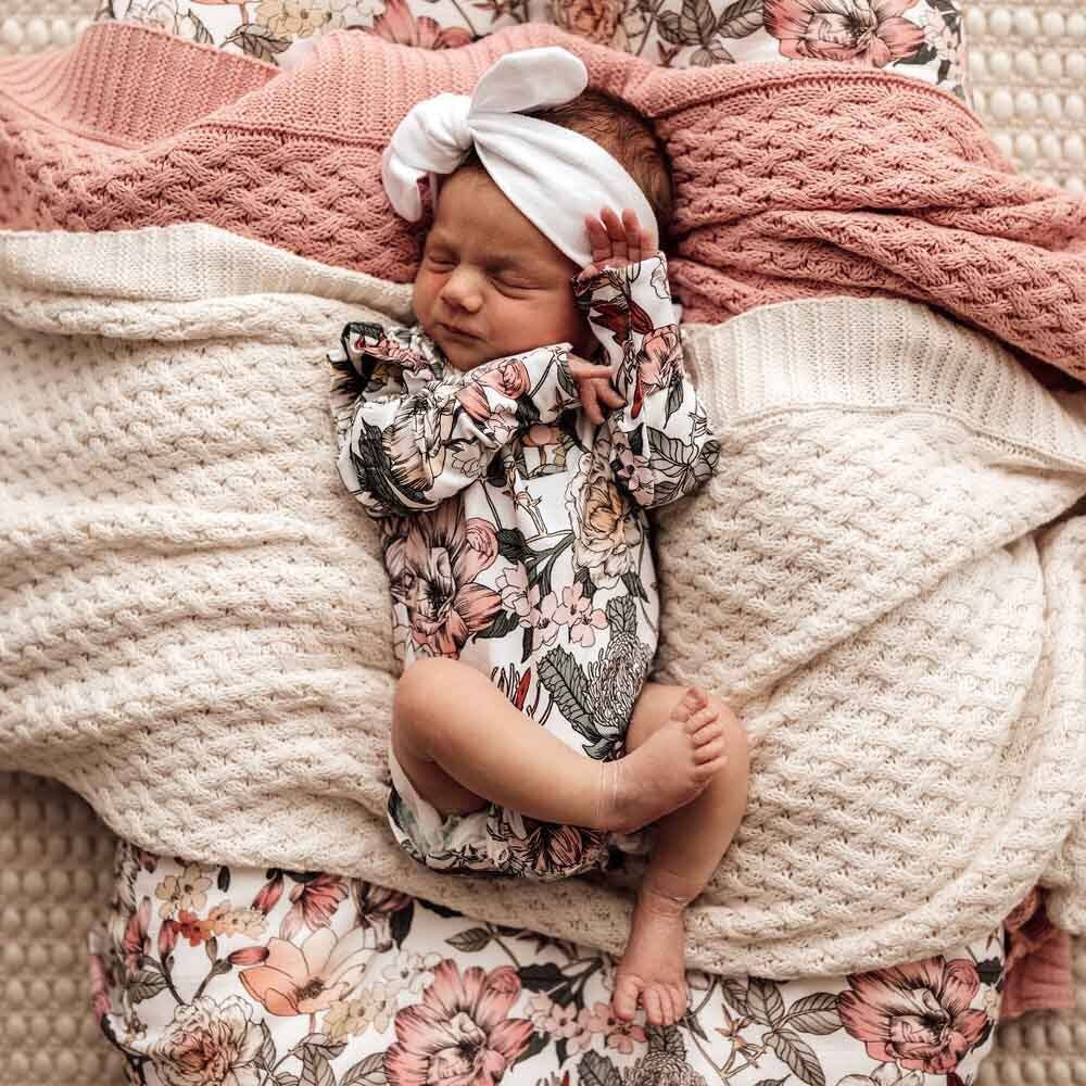 Snuggle Hunny - Australiana Long Sleeve Organic Bodysuit