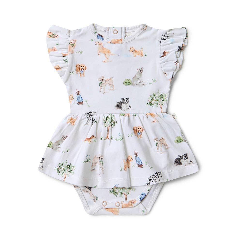 Snuggle Hunny - Dog Park Short Sleeve Organic Dress