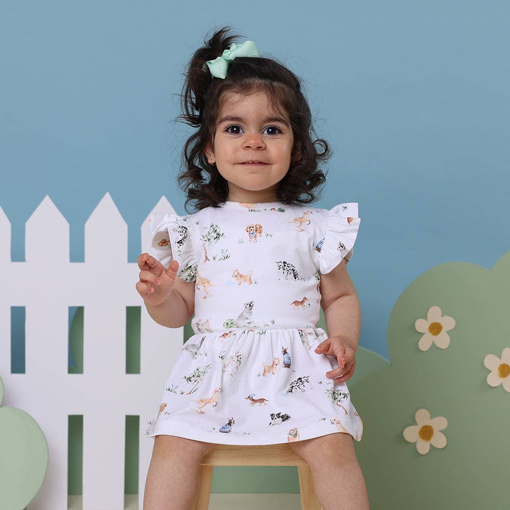 Snuggle Hunny - Dog Park Short Sleeve Organic Dress