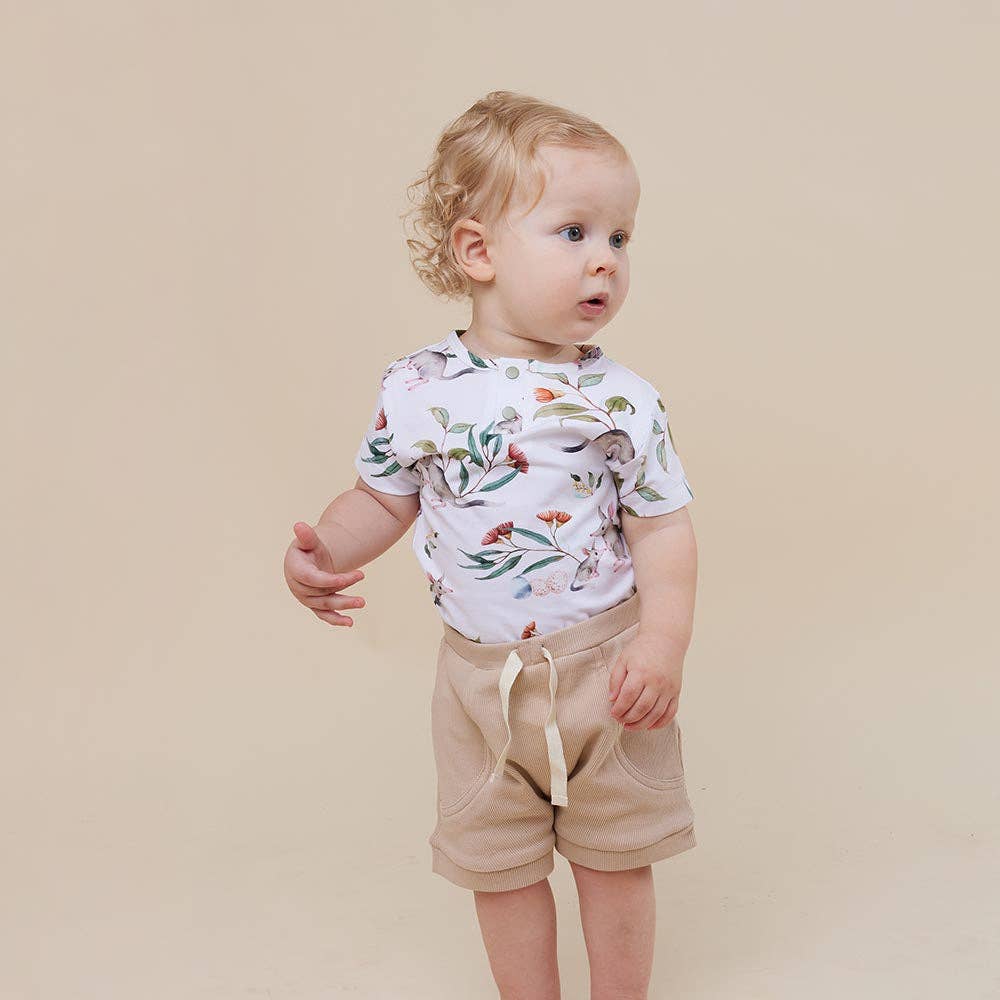 Snuggle Hunny - Easter Bilby Short Sleeve Organic Bodysuit
