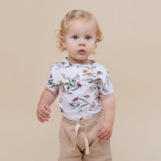 Snuggle Hunny - Easter Bilby Short Sleeve Organic Bodysuit