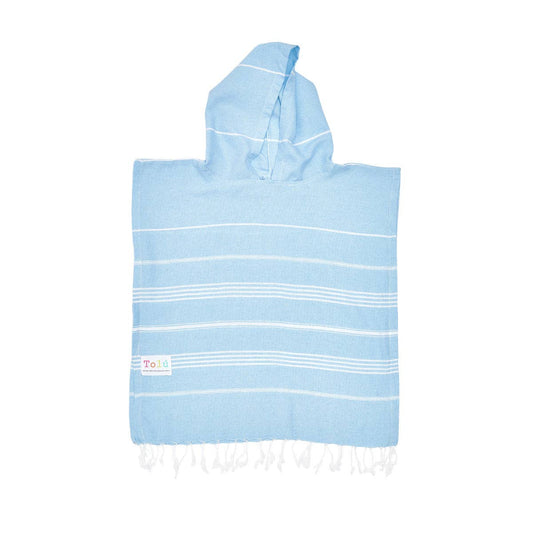 Tolu Australia - Baby Blue Kids Hooded Beach Towel