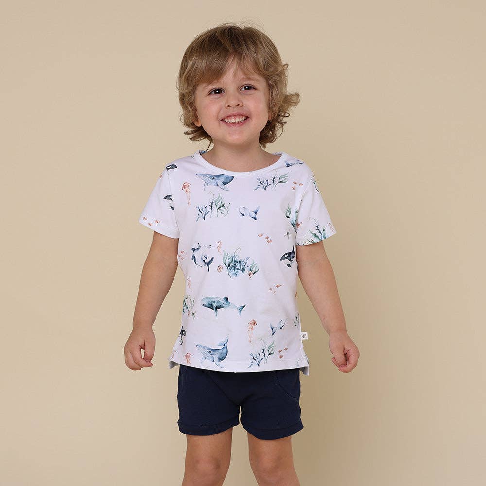 Snuggle Hunny - Ocean Organic T-Shirt