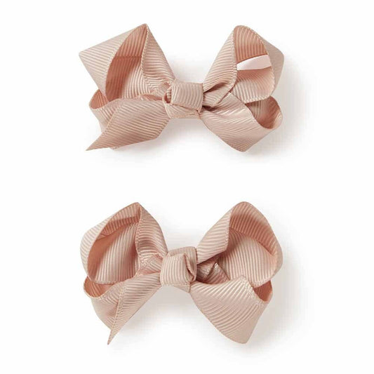 Snuggle Hunny - Nude Piggy Tail Hair Clips - Pair