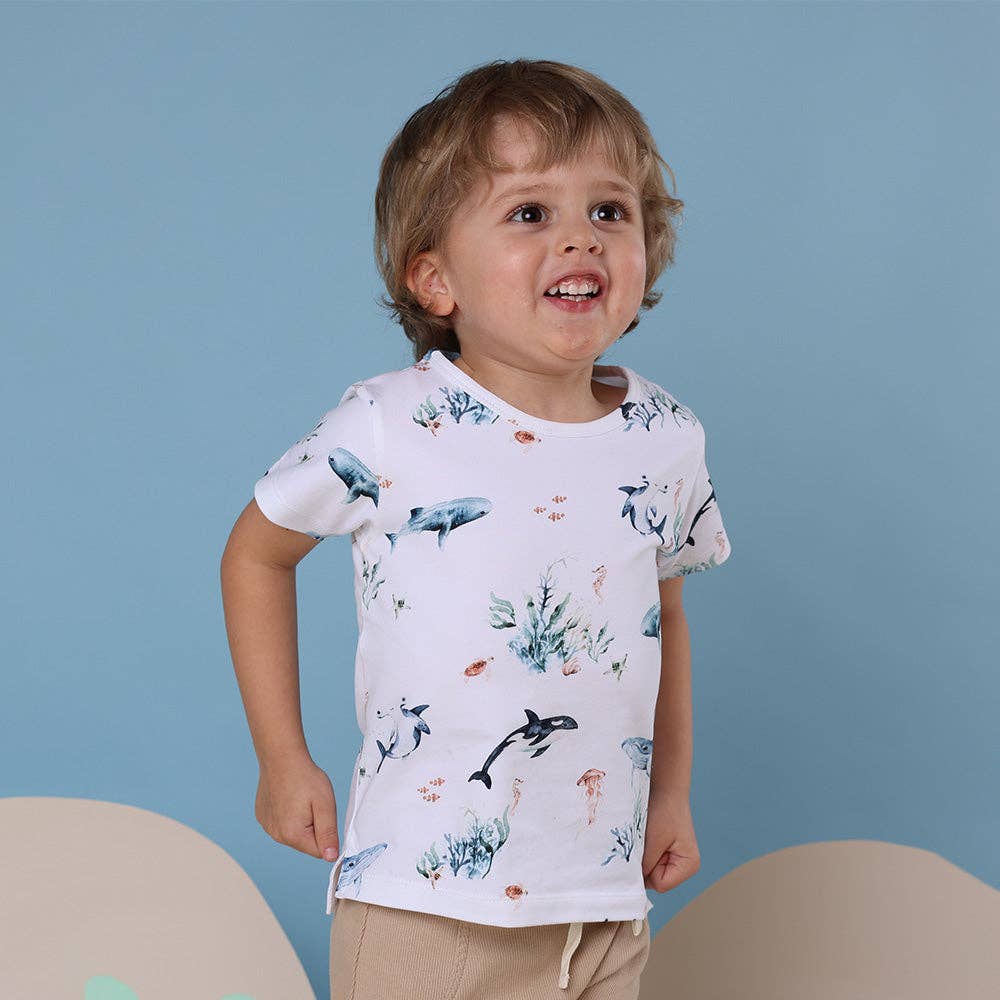 Snuggle Hunny - Ocean Organic T-Shirt