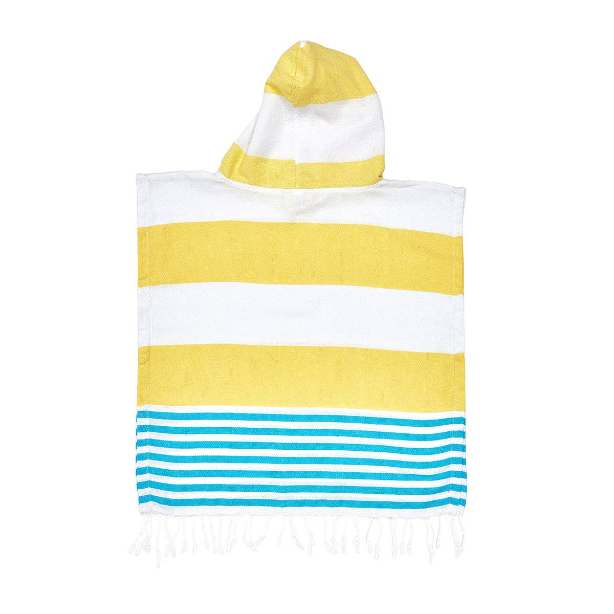 Tolu Australia - Yellow and Blue Kids Hooded Beach Towel