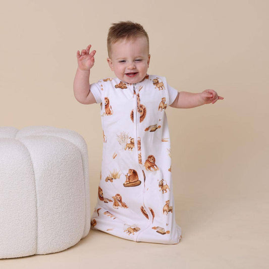 Snuggle Hunny - Lion Organic Sleeping Bag 1.0 Tog: 6-12M