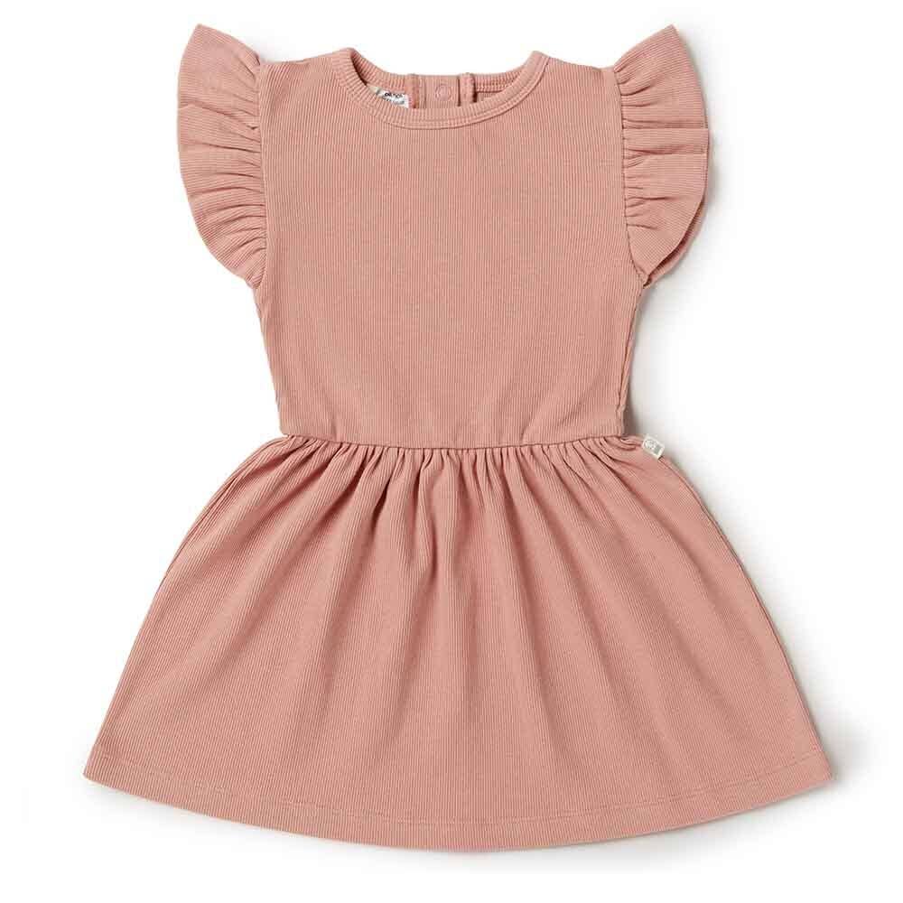 Snuggle Hunny - Rose Organic Dress