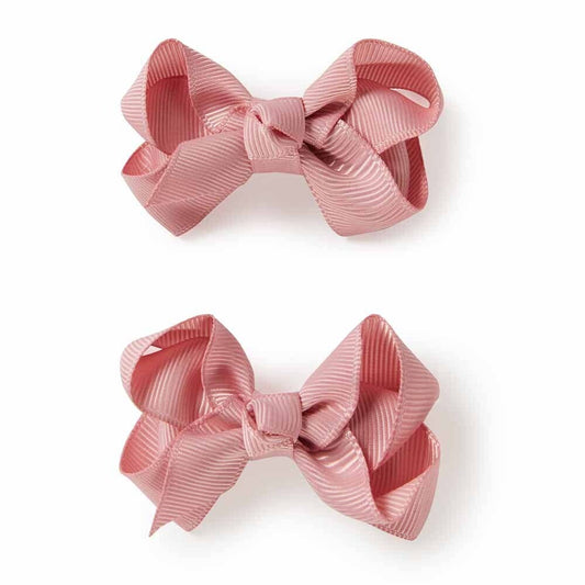 Snuggle Hunny - Dusty Pink Piggy Tail Hair Clips - Pair