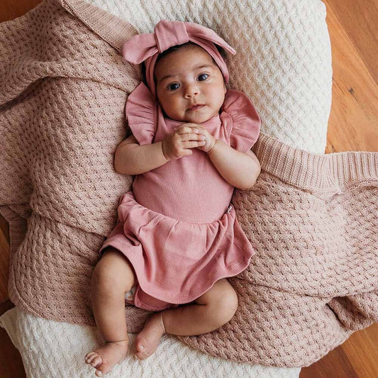 Snuggle Hunny - Rose Organic Dress