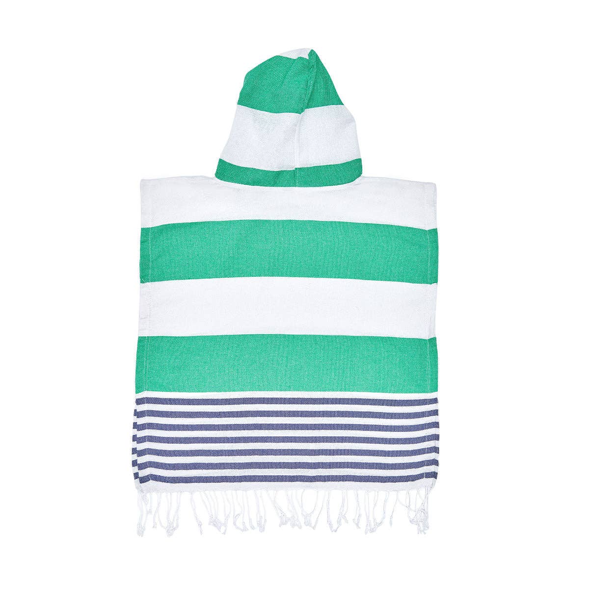 Tolu Australia - Green and Blue Kids Hooded Beach Towel