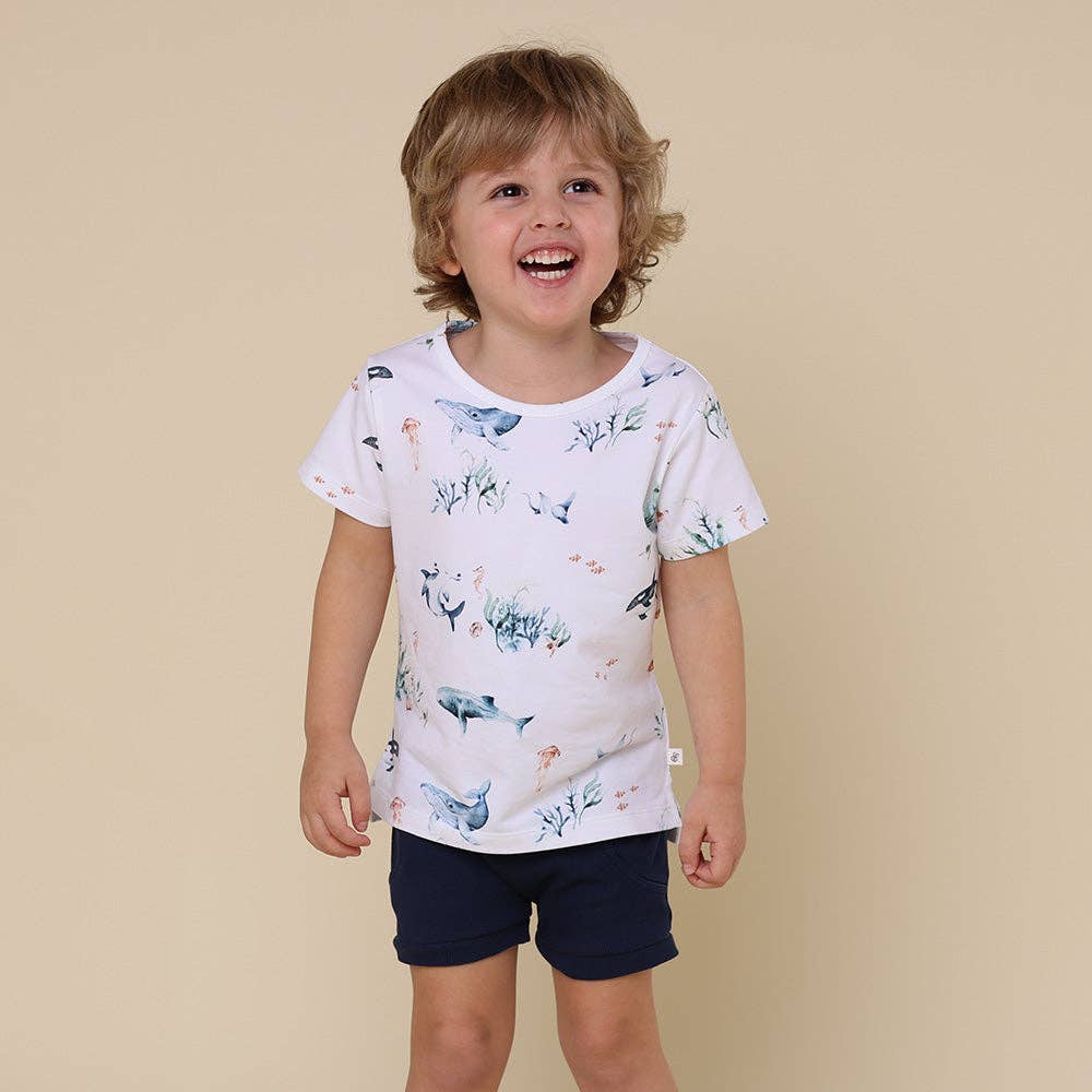 Snuggle Hunny - Ocean Organic T-Shirt