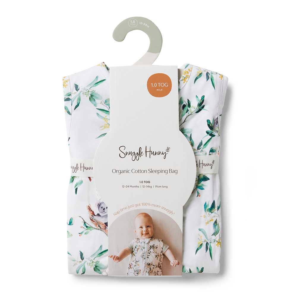 Snuggle Hunny - Eucalypt Organic Sleeping Bag 1.0 Tog: 6-12M