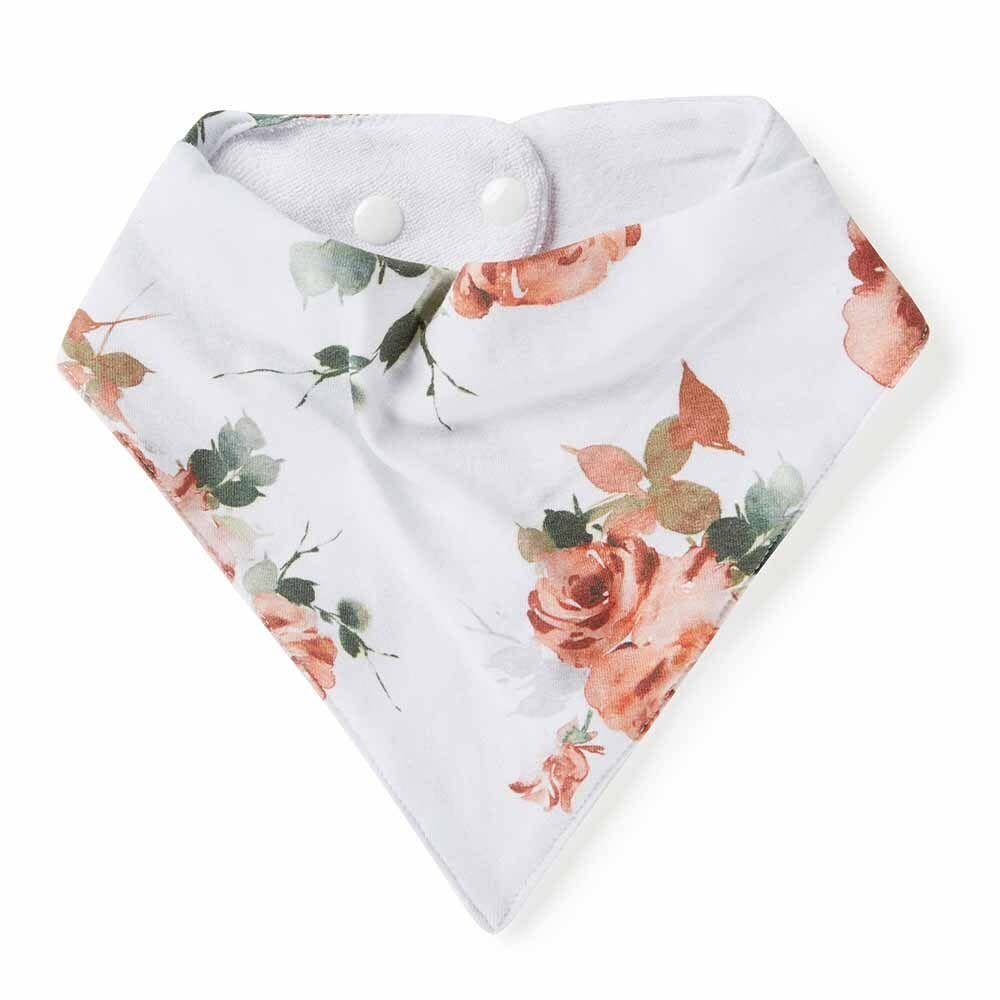 Snuggle Hunny - Rosebud Dribble Bib