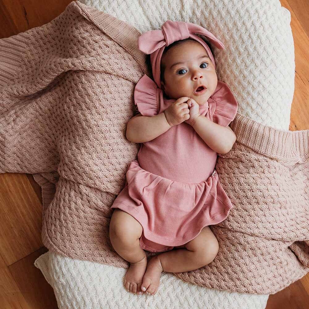 Snuggle Hunny - Rose Organic Dress